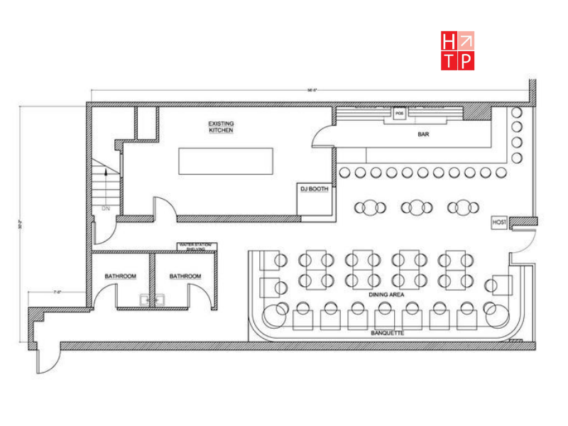Kinh Nghiệm Thiết Kế Setup Quầy Bar Tinh Tế Và Hiệu Quả 2 Thiết kế bố cục quầy bar