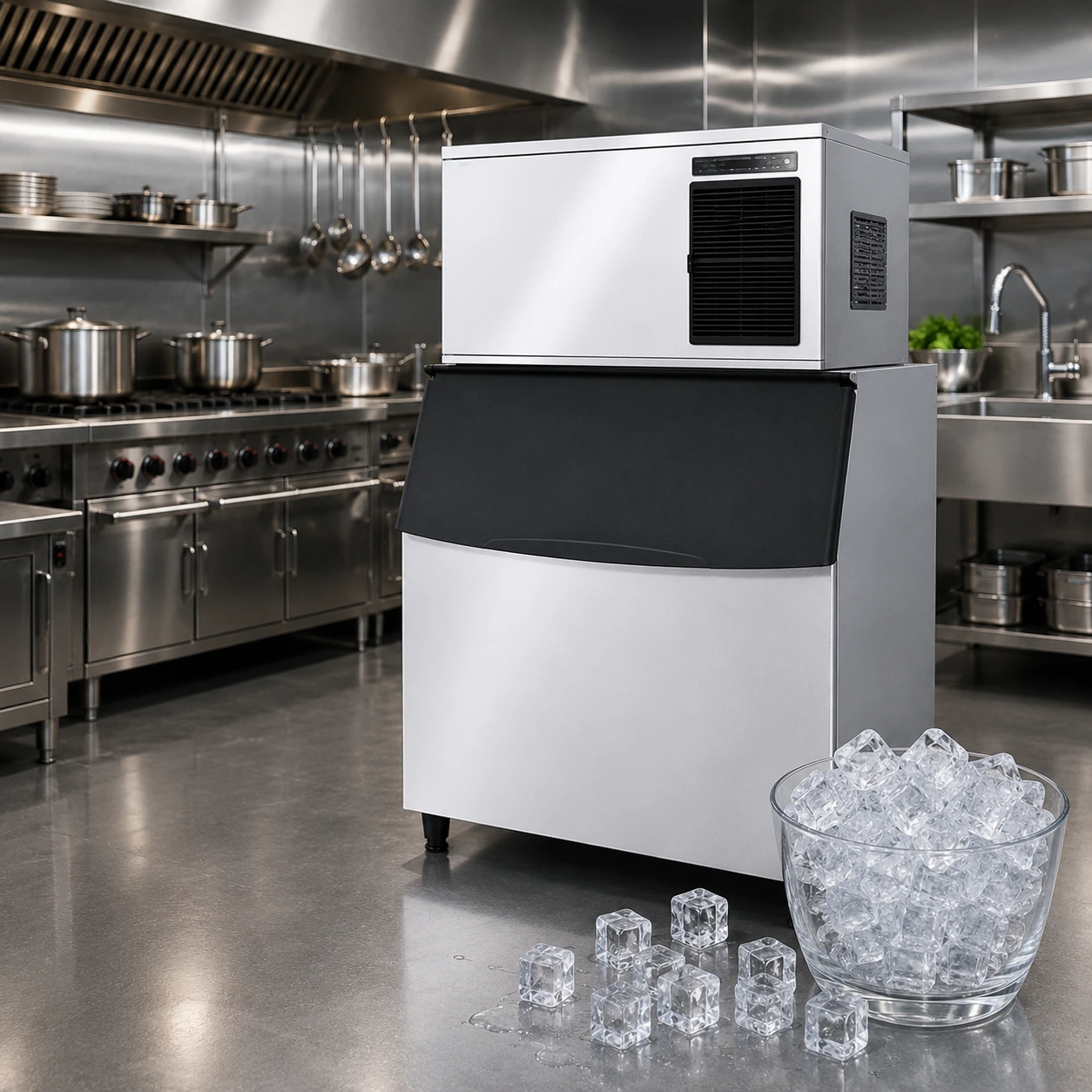 Máy làm đá viên Hoshizaki IM-240XNS 4 Máy làm đá viên Hoshizaki IM-240XNS