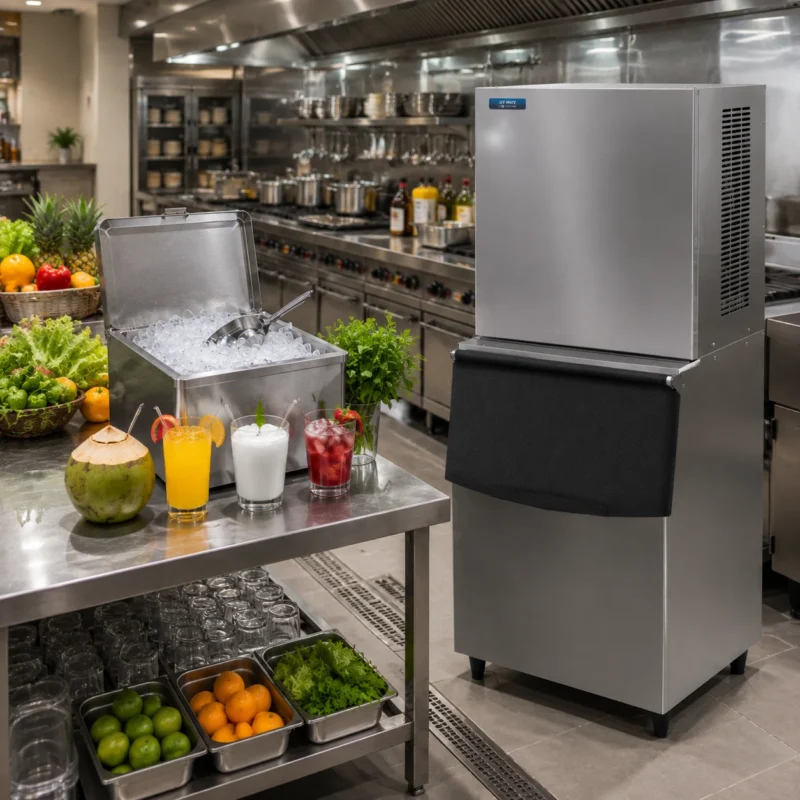 Máy làm đá viên Hoshizaki SRM-450AB-S 283kg/ngày