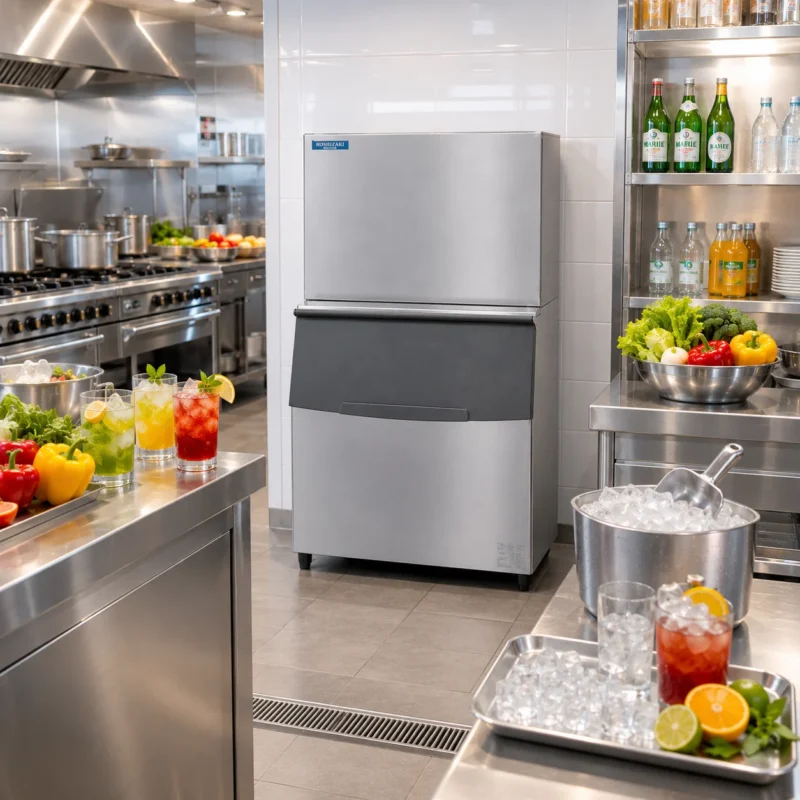 Máy làm đá viên vuông Hoshizaki SRM-650WB-S
