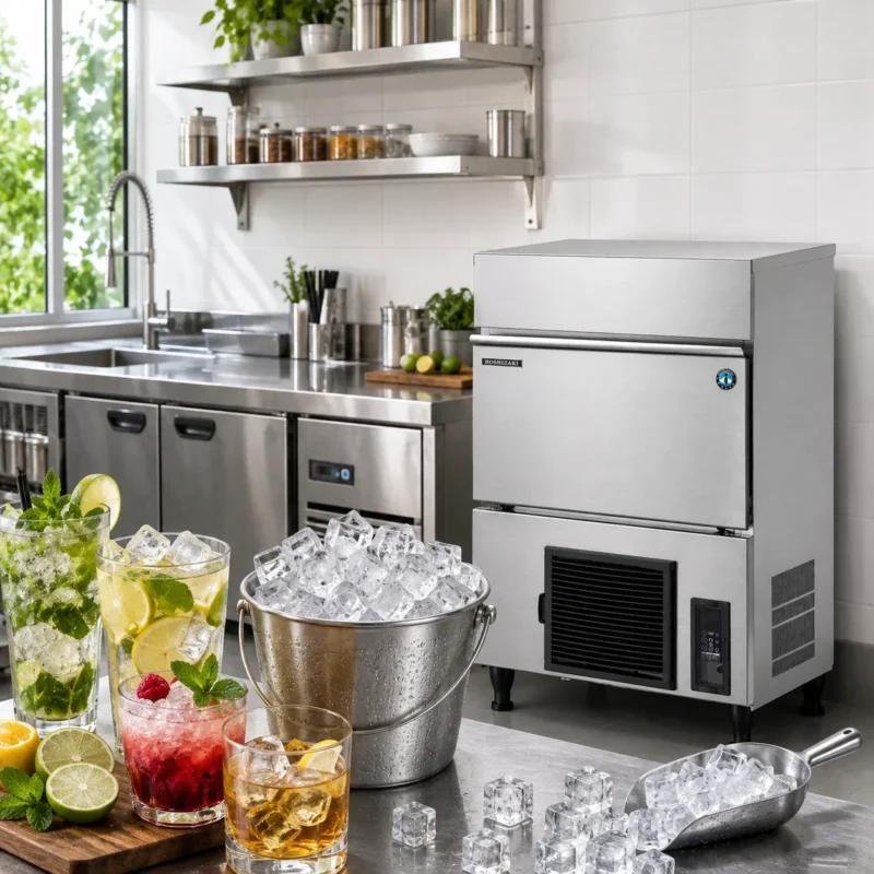Máy làm đá viên vuông lớn Hoshizaki IM-65PE-LM
